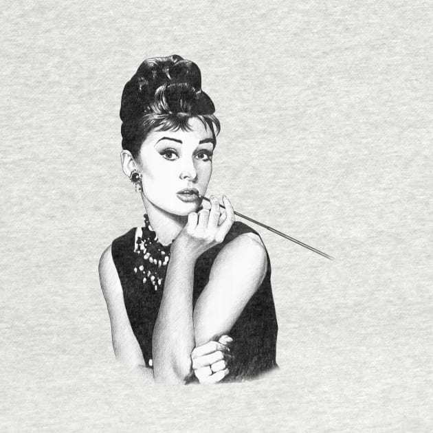 Audrey Hepburn by calibos